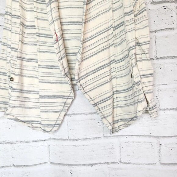 SATURDAY SUNDAY Anthropologie Cardigan Striped Open Long Sleeve Size Medium - Picture 8 of 15